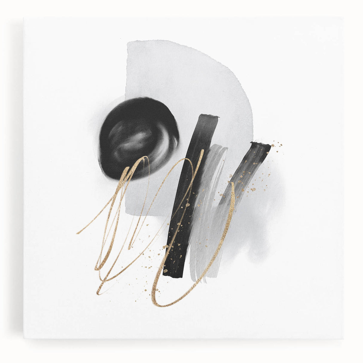 Abstract Geometric Framed Wall Art – Minimalist Urban Chic Design