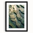 Minimalist Landscape Wall Art – Abstract Terraced Reflections Print