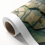 Minimalist Landscape Wall Art – Abstract Terraced Reflections Print