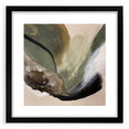 Modern Abstract Painting – Olive Green & Beige Earthy Wall Art