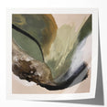 Modern Abstract Painting – Olive Green & Beige Earthy Wall Art