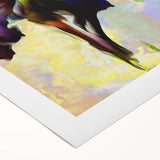 Modern Fluid Art Prints - Fluid Abstract Wall Art in Purple & Gold