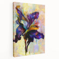 Modern Fluid Art Prints - Fluid Abstract Wall Art in Purple & Gold