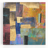 Colorfield Gold – Neutral Abstract Prints from Earthen Harmony Series