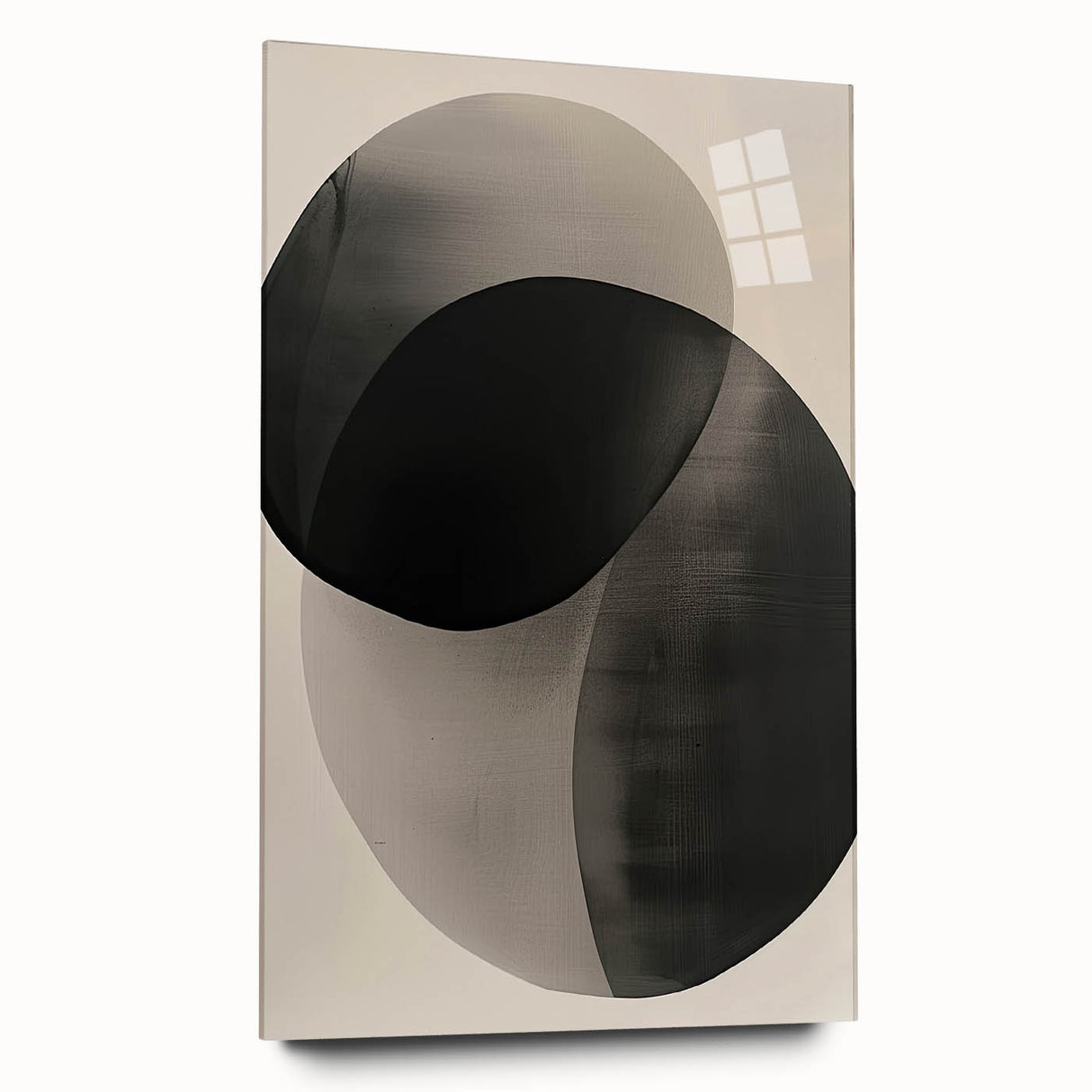 Contemporary Minimalist Wall Art – Overlapping Geometric Circle Design