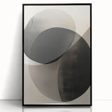Contemporary Minimalist Wall Art – Overlapping Geometric Circle Design