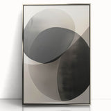 Contemporary Minimalist Wall Art – Overlapping Geometric Circle Design