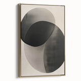 Contemporary Minimalist Wall Art – Overlapping Geometric Circle Design