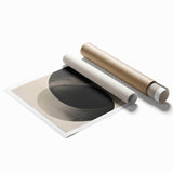 Contemporary Minimalist Wall Art – Overlapping Geometric Circle Design