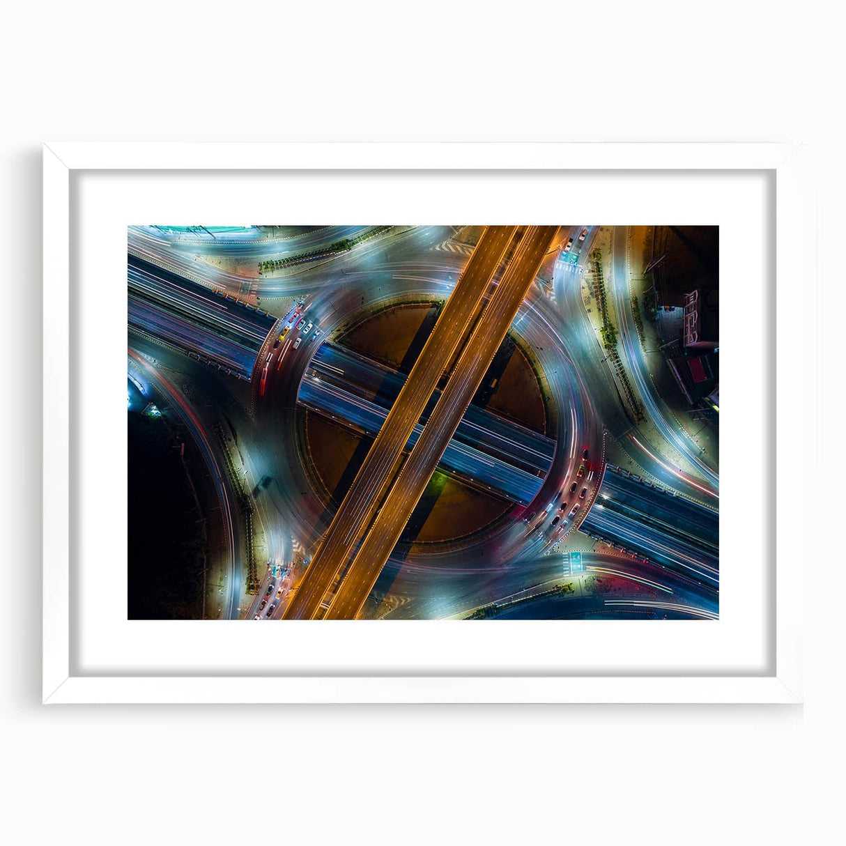 Urban Architectural Photography – Futuristic City Highway Print
