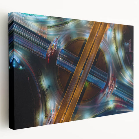 Urban Architectural Photography – Futuristic City Highway Print