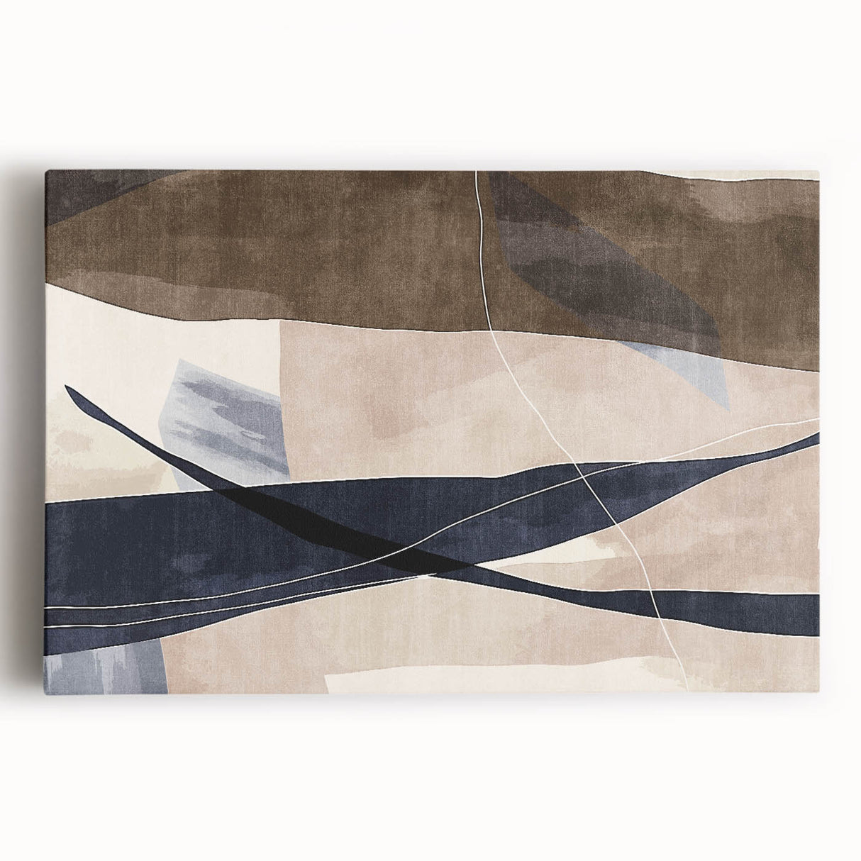 Earthen Harmony Abstracts – Neutral Modern Abstract Wall Art