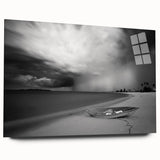 Dramatic Coastal Storm - Black & White Fine Art Photography