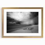 Dramatic Coastal Storm - Black & White Fine Art Photography