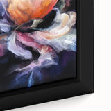 Modern Fluid Art Prints in Purple and Peach - Fluid Abstract Wall Art