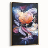 Modern Fluid Art Prints in Purple and Peach - Fluid Abstract Wall Art