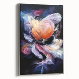 Modern Fluid Art Prints in Purple and Peach - Fluid Abstract Wall Art