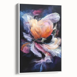 Modern Fluid Art Prints in Purple and Peach - Fluid Abstract Wall Art