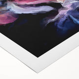 Modern Fluid Art Prints in Purple and Peach - Fluid Abstract Wall Art