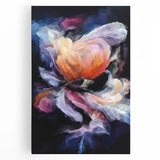 Modern Fluid Art Prints in Purple and Peach - Fluid Abstract Wall Art