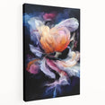 Modern Fluid Art Prints in Purple and Peach - Fluid Abstract Wall Art