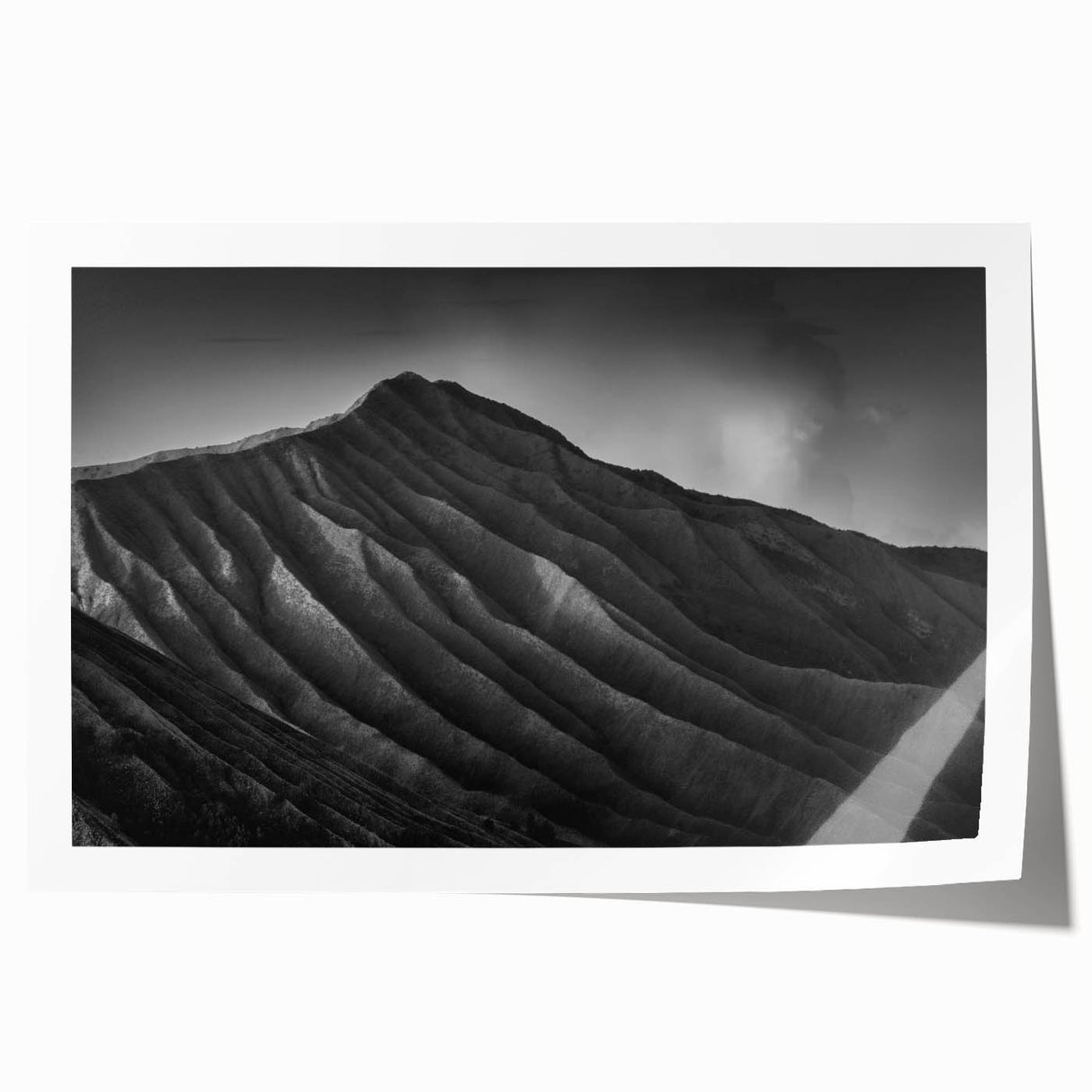 Rugged Mountain Ridges - Black & White Fine Art Photography