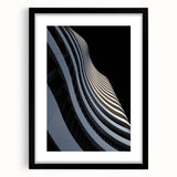 Urban Architectural Wall Art – Curved High-Rise Minimalist Print