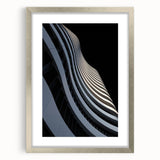 Urban Architectural Wall Art – Curved High-Rise Minimalist Print