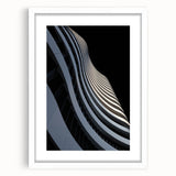 Urban Architectural Wall Art – Curved High-Rise Minimalist Print