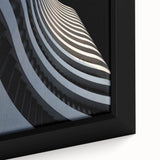 Urban Architectural Wall Art – Curved High-Rise Minimalist Print
