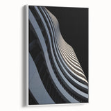 Urban Architectural Wall Art – Curved High-Rise Minimalist Print