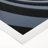 Urban Architectural Wall Art – Curved High-Rise Minimalist Print