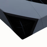 Urban Architectural Wall Art – Curved High-Rise Minimalist Print