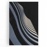 Urban Architectural Wall Art – Curved High-Rise Minimalist Print