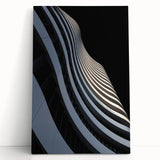 Urban Architectural Wall Art – Curved High-Rise Minimalist Print