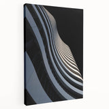 Urban Architectural Wall Art – Curved High-Rise Minimalist Print