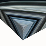 Abstract Fluid Canvas Art in Gray Blue - Contemporary Fluid Art Pieces