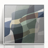 Earthen Harmony Abstracts – Neutral Green Modern Wall Art