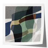 Earthen Harmony Abstracts – Neutral Green Modern Wall Art