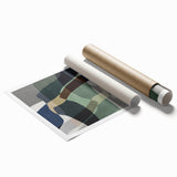 Earthen Harmony Abstracts – Neutral Green Modern Wall Art