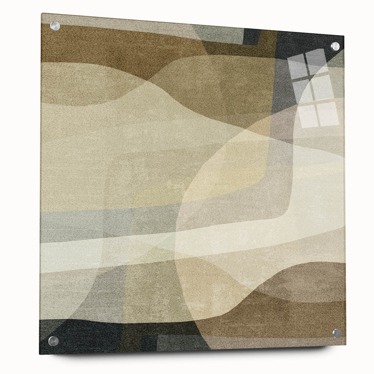 Earthen Harmony Abstracts – Minimalist Earth Tone Wall Art