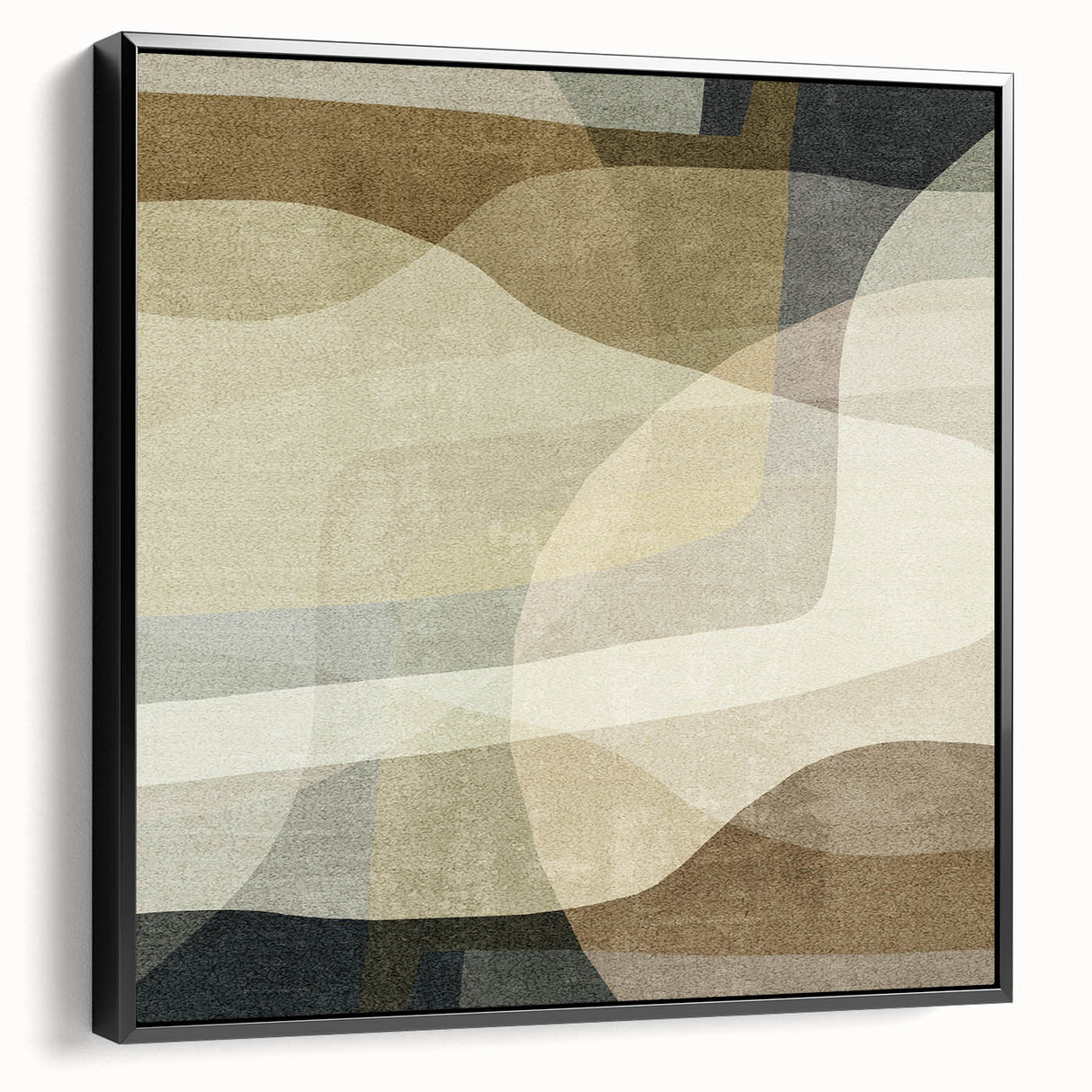 Earthen Harmony Abstracts – Minimalist Earth Tone Wall Art