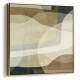 Earthen Harmony Abstracts – Minimalist Earth Tone Wall Art
