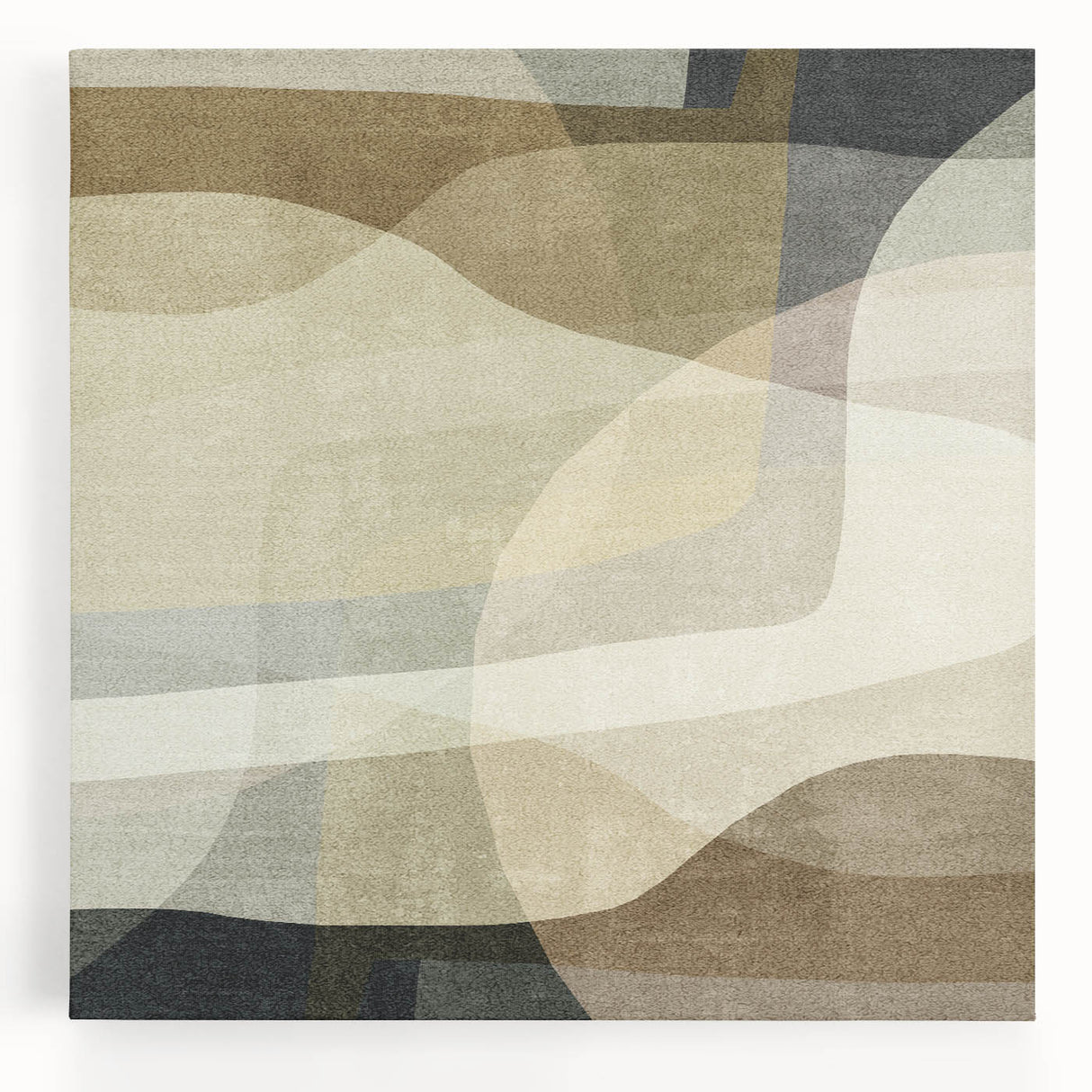 Earthen Harmony Abstracts – Minimalist Earth Tone Wall Art
