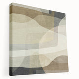 Earthen Harmony Abstracts – Minimalist Earth Tone Wall Art