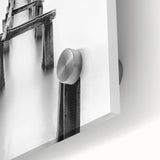 Minimalist Pier in Mist - Black and White Fine Art Photography