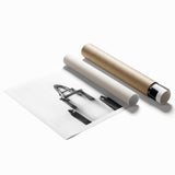 Minimalist Pier in Mist - Black and White Fine Art Photography