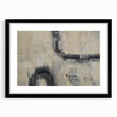 Minimalist Moody Modern Wall Art - Abstract Beige & Gray Print
