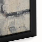 Minimalist Moody Modern Wall Art - Abstract Beige & Gray Print