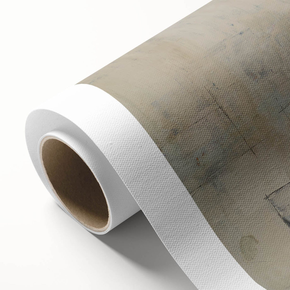 Minimalist Moody Modern Wall Art - Abstract Beige & Gray Print